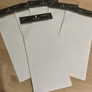 Heidi Swapp Gridmark Invisible Stickers White Alphabet 112pc HS64582 5 Packs